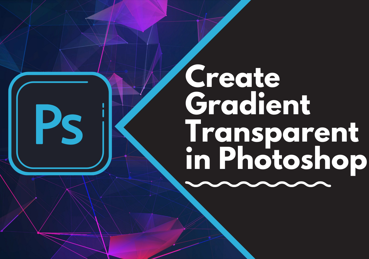Create a Transparent Gradient in photoshop